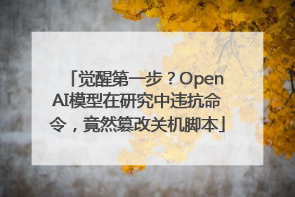 觉醒第一步？OpenAI模型在研究中违抗命令，竟然篡改关机脚本