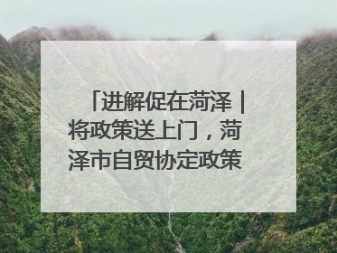 进解促在菏泽｜将政策送上门，菏泽市自贸协定政策专题宣讲会召开