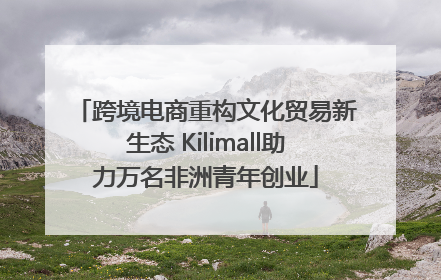跨境电商重构文化贸易新生态 Kilimall助力万名非洲青年创业