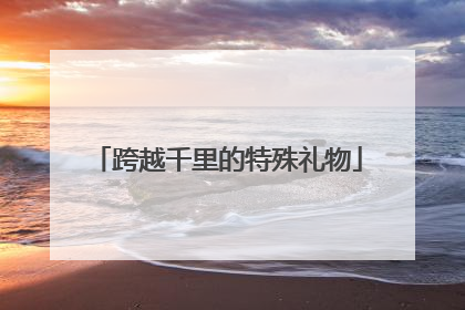 跨越千里的特殊礼物
