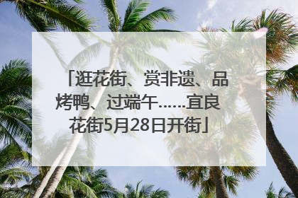 逛花街、赏非遗、品烤鸭、过端午……宜良花街5月28日开街
