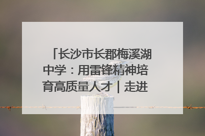 长沙市长郡梅溪湖中学：用雷锋精神培育高质量人才｜走进新时代“雷锋传人 长沙榜样”