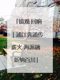 镜观·回响｜浦江奔涌传薪火 海派融新纳百川