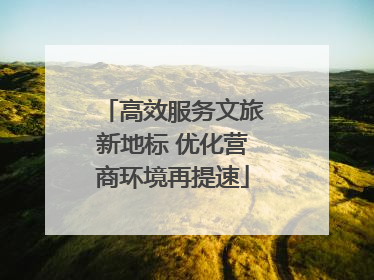 高效服务文旅新地标 优化营商环境再提速