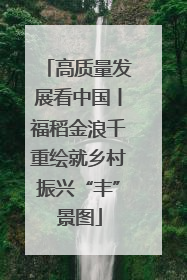 高质量发展看中国丨福稻金浪千重绘就乡村振兴“丰”景图