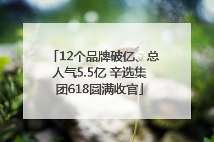 12个品牌破亿、总人气5.5亿 辛选集团618圆满收官