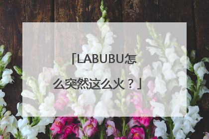 LABUBU怎么突然这么火？